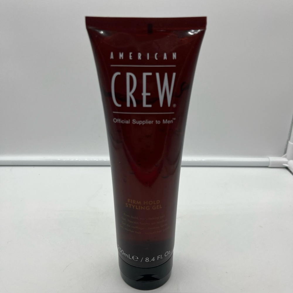 American Crew Men's Hair Gel, Firm Hold Styling Gel, 8.4 Fl Oz, New